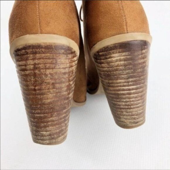 CALL IT SPRING Lace Up Tan Ankle Boots 11 - Picture 5 of 8